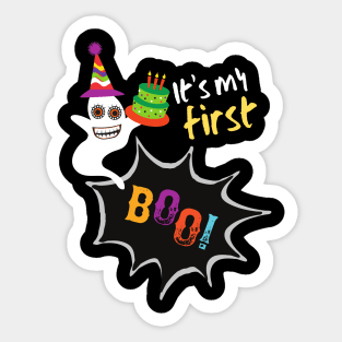 It's my first Halloween Sticker